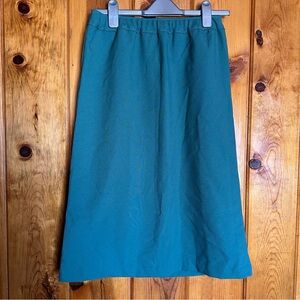 Vintage Teal A-Line Skirt